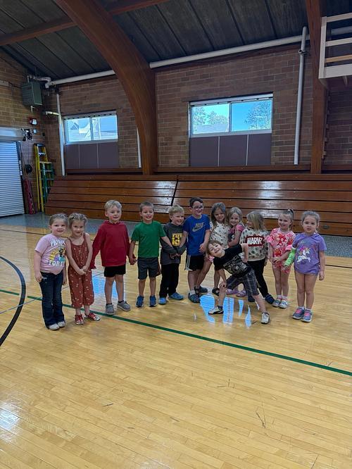 Principal Blake with Preschool