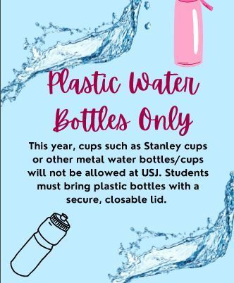 water bottles
