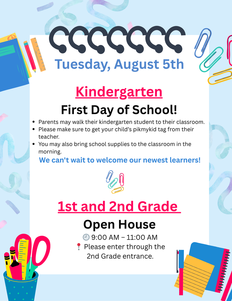 August 5th Schedule