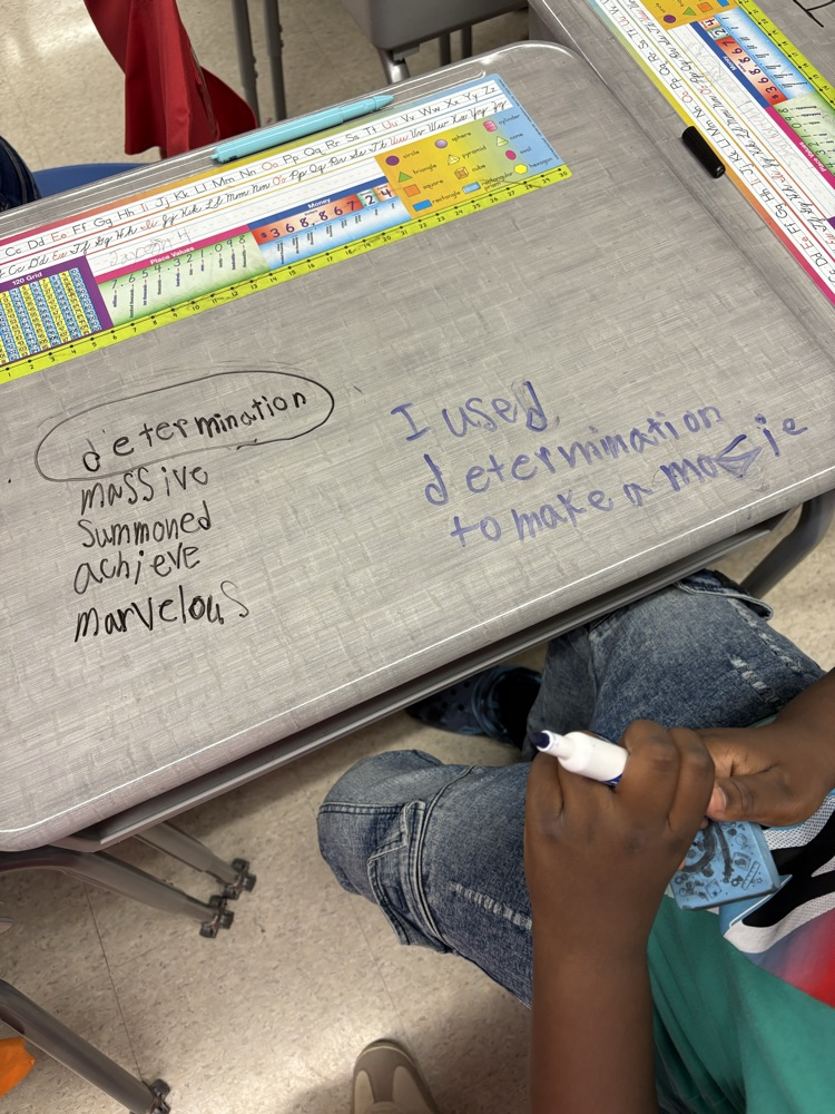 Mrs. Basinger’s class enjoyed using their tier 2 vocabulary words to make super 2nd grade sentences!