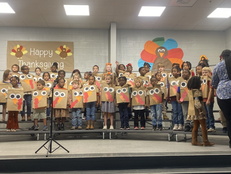 Kindergarten Thanksgiving Program
