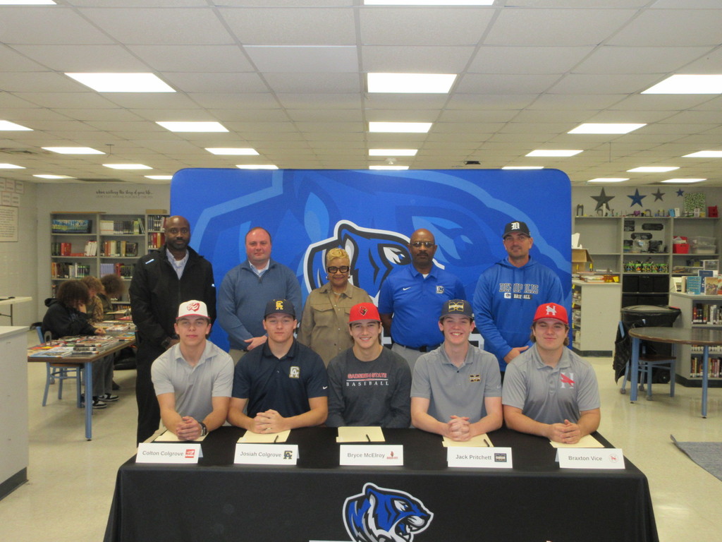 DHS Baseball Signing with Administration