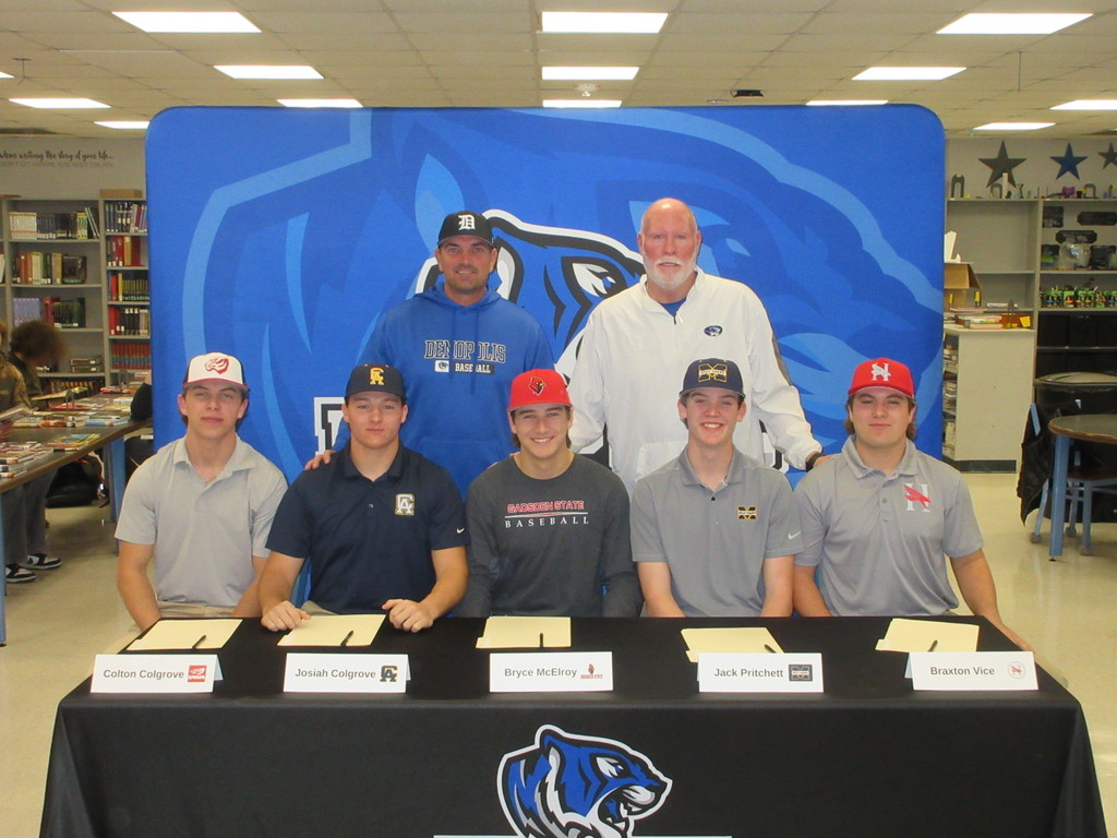 DHS Baseball Signing with Coach Tucker and Coach Moody
