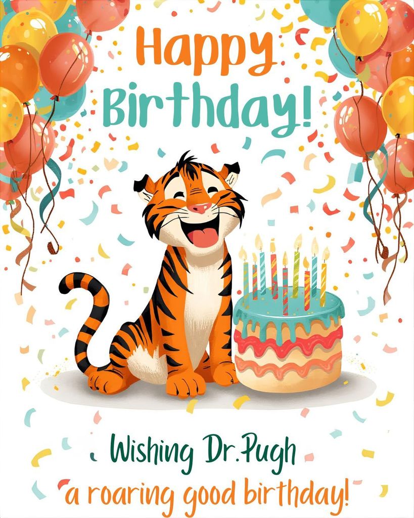 Dr.Pugh birthday