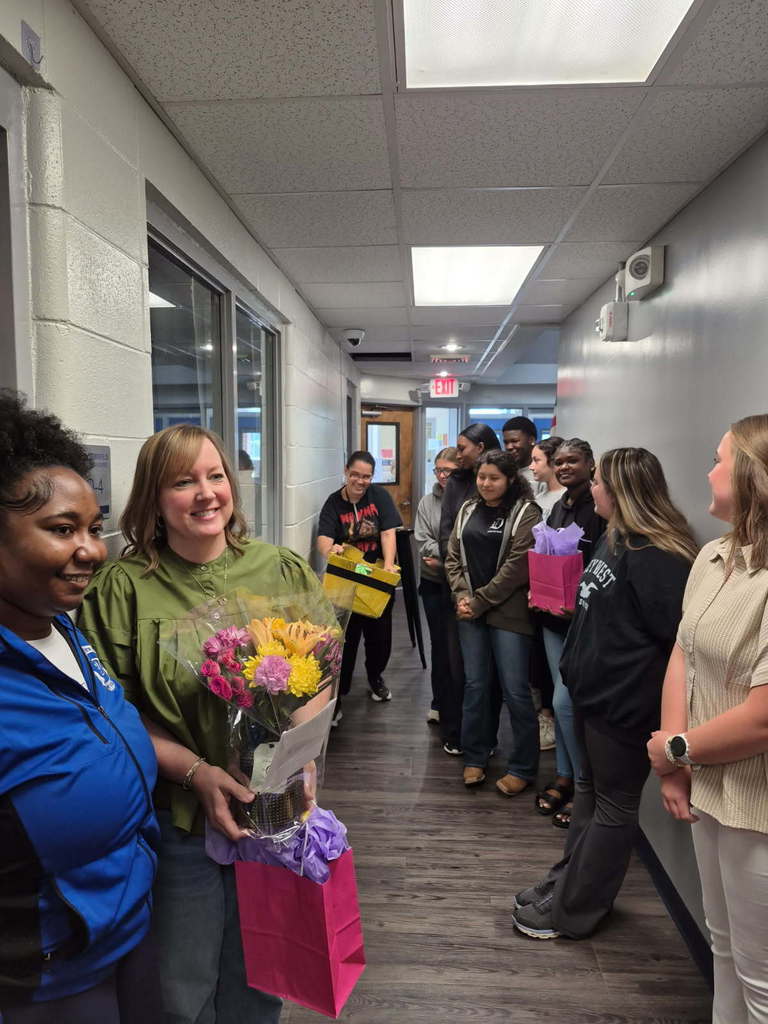 Mrs. Lawler and students