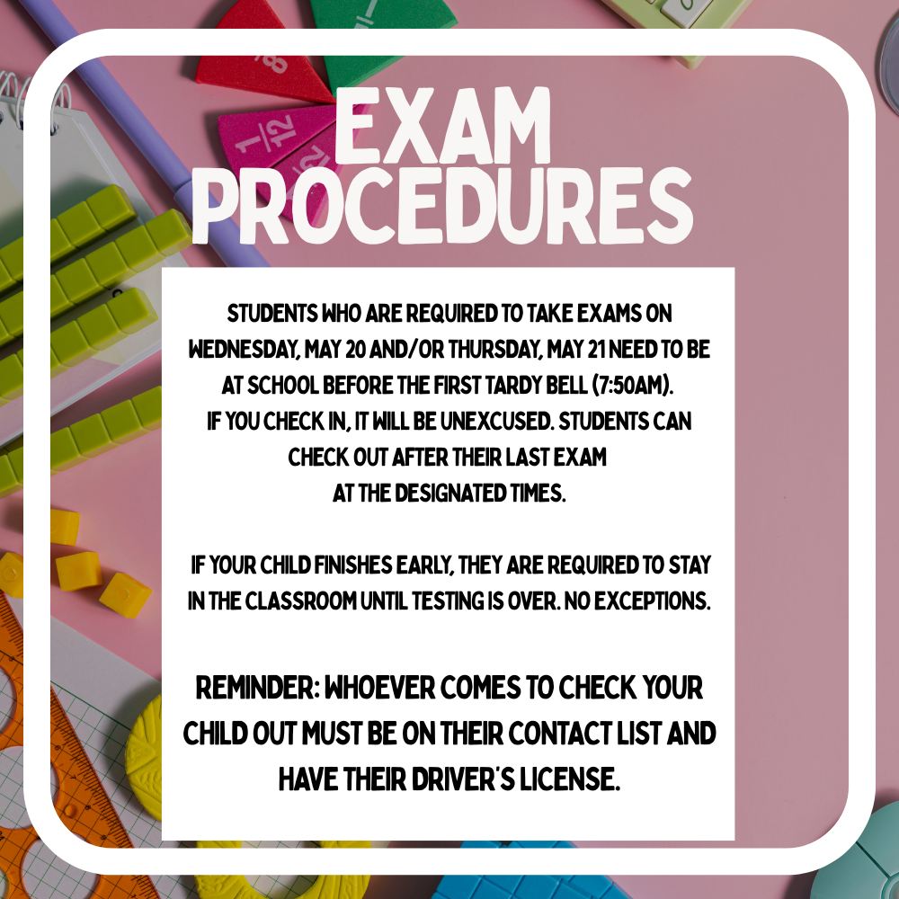 Exam Procedures