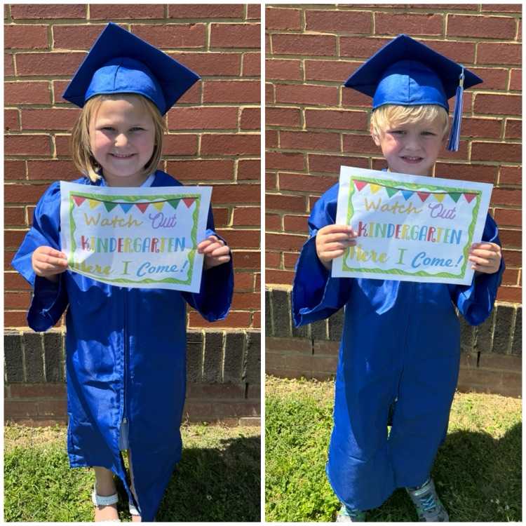 Mrs. Stokes’ and Mrs. Drake’s Pre-K stars are ready to shine in Kindergarten! ✨🎓🍎