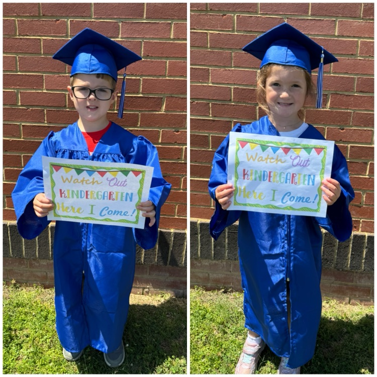 Mrs. Stokes’ and Mrs. Drake’s Pre-K stars are ready to shine in Kindergarten! ✨🎓🍎