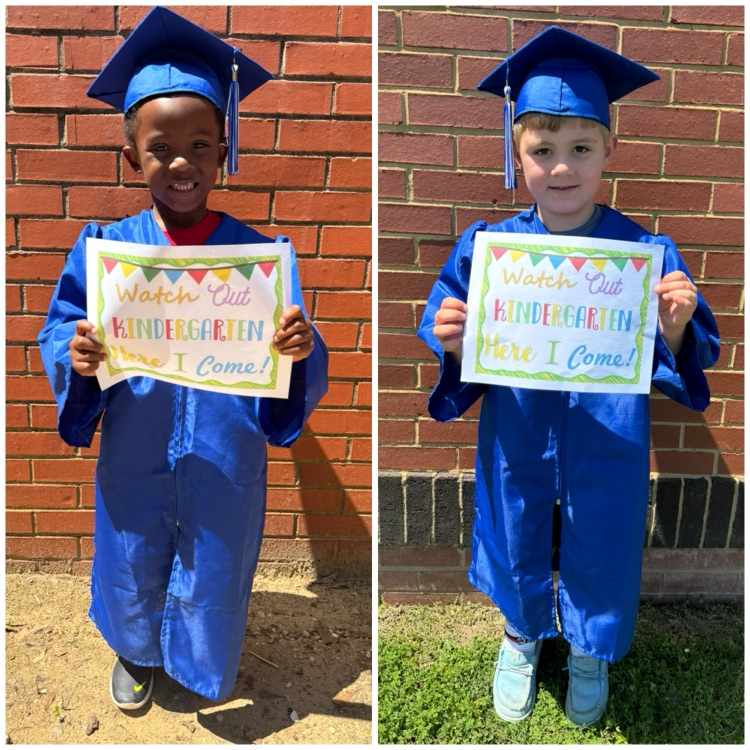 Mrs. Stokes’ and Mrs. Drake’s Pre-K stars are ready to shine in Kindergarten! ✨🎓🍎