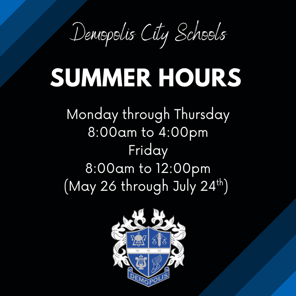 Summer hours