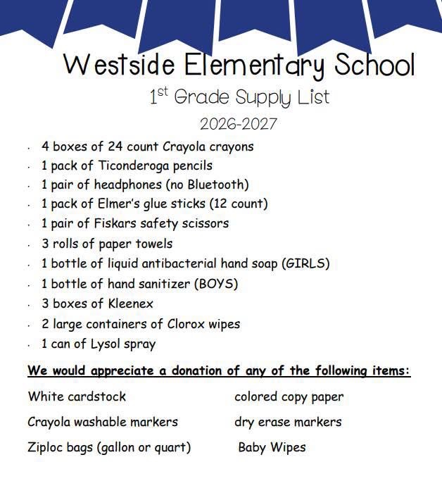 supply list