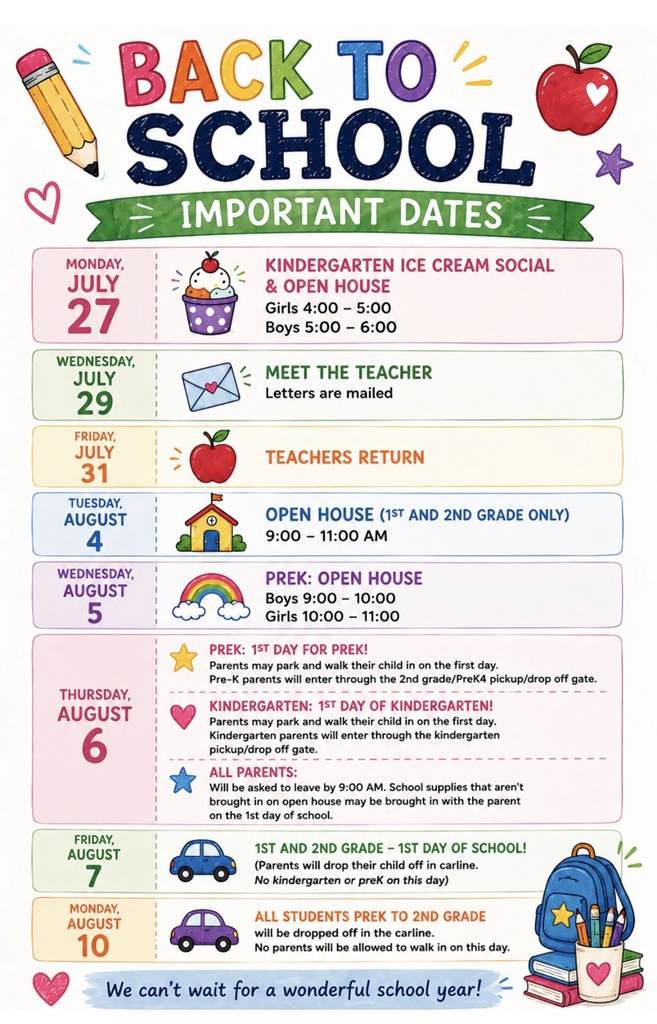 back to school dates