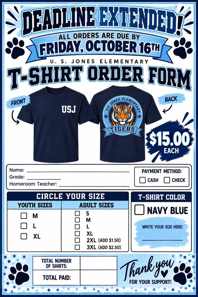 tshirt order 