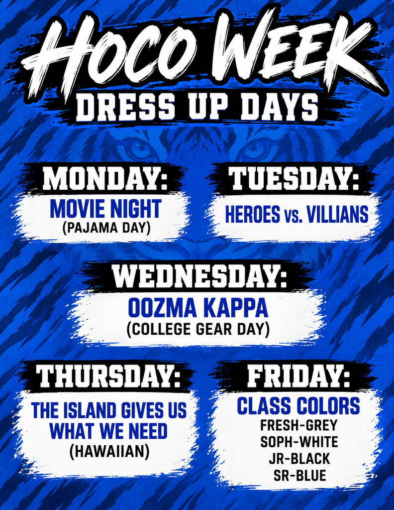 Homecoming Dress Up Days