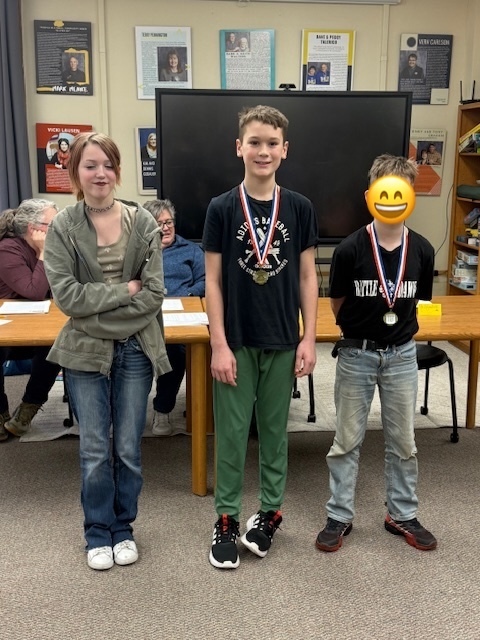 1st, 2nd, and 3rd place