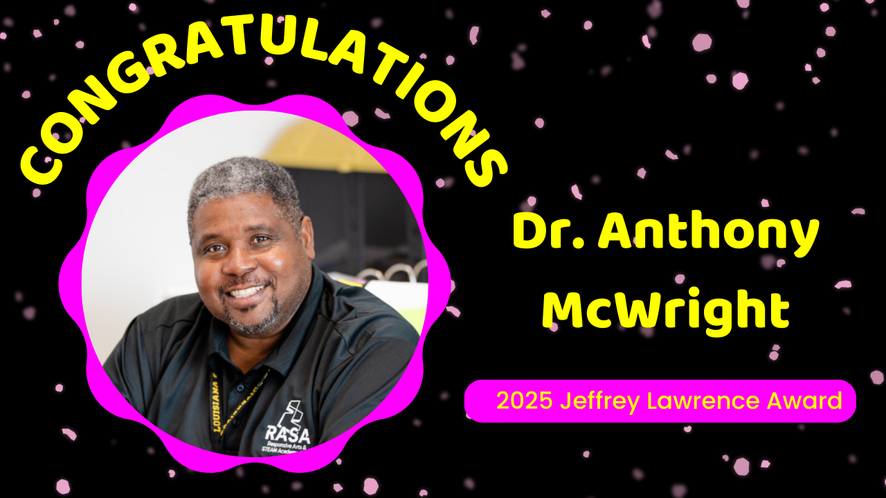 Congratulations to Our Principal, Dr. Anthony McWright, on Earning