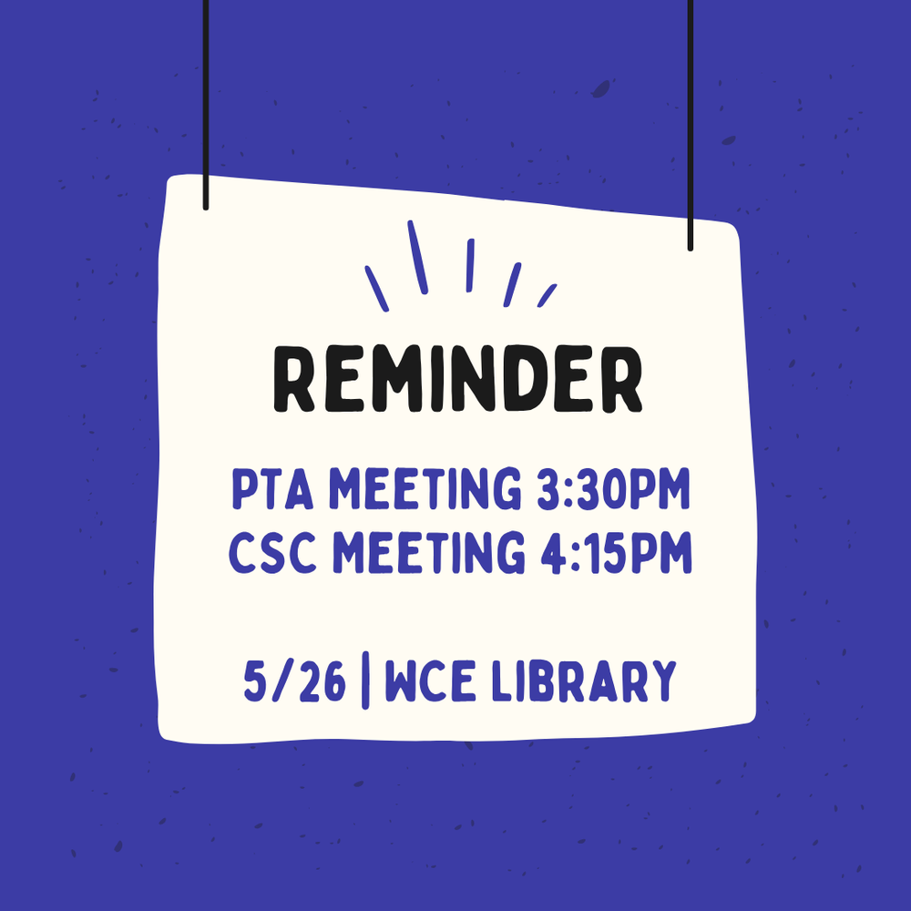 pta meeting & csc meeting