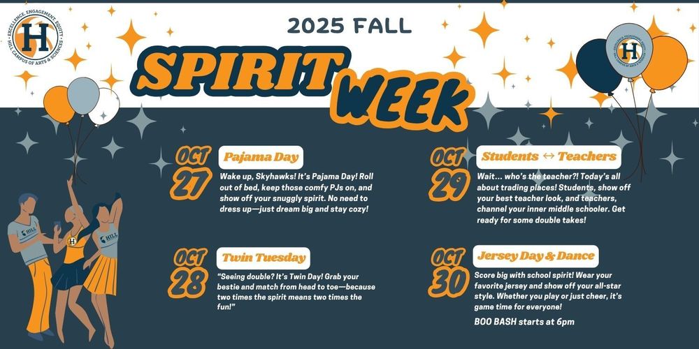 fall spirit week descriptions