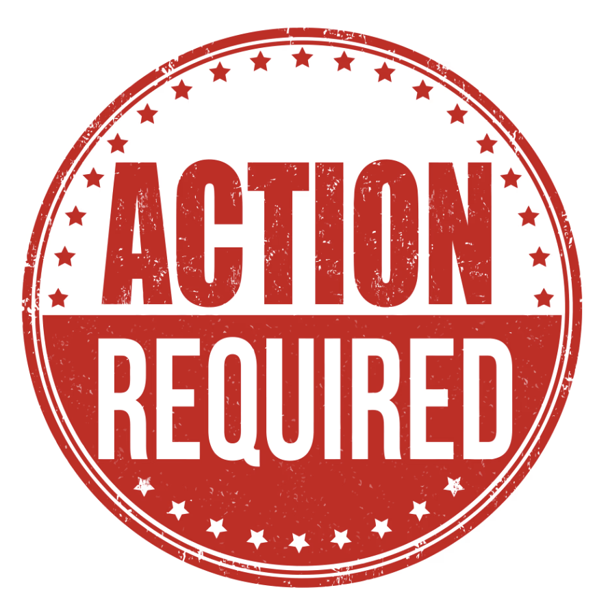 action required