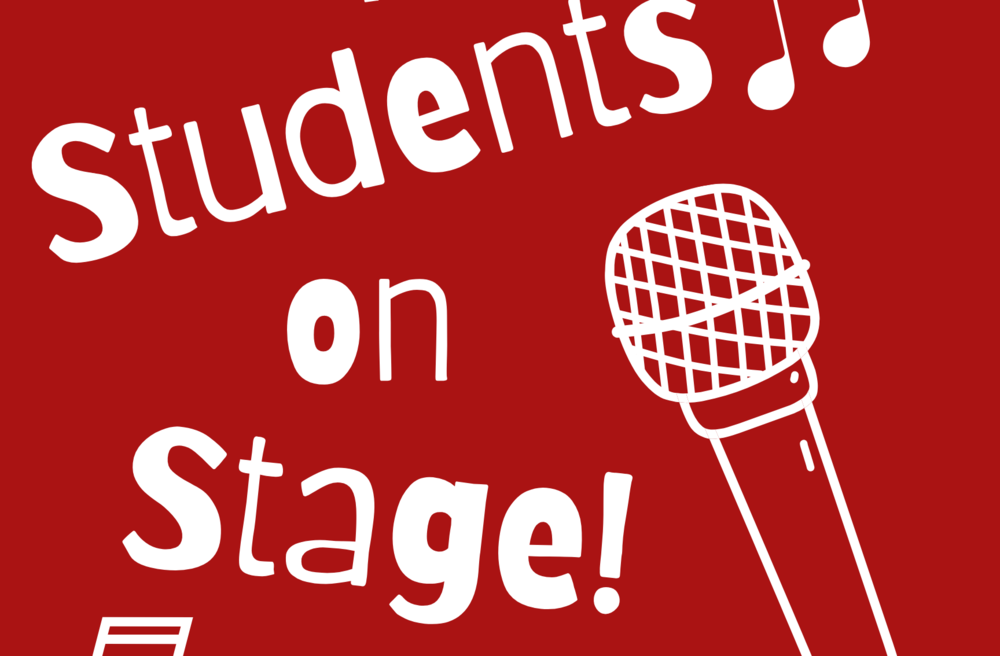 Students on Stage