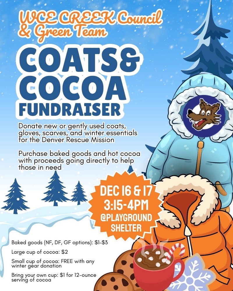 coats and cocoa fundraiser | december 16-17