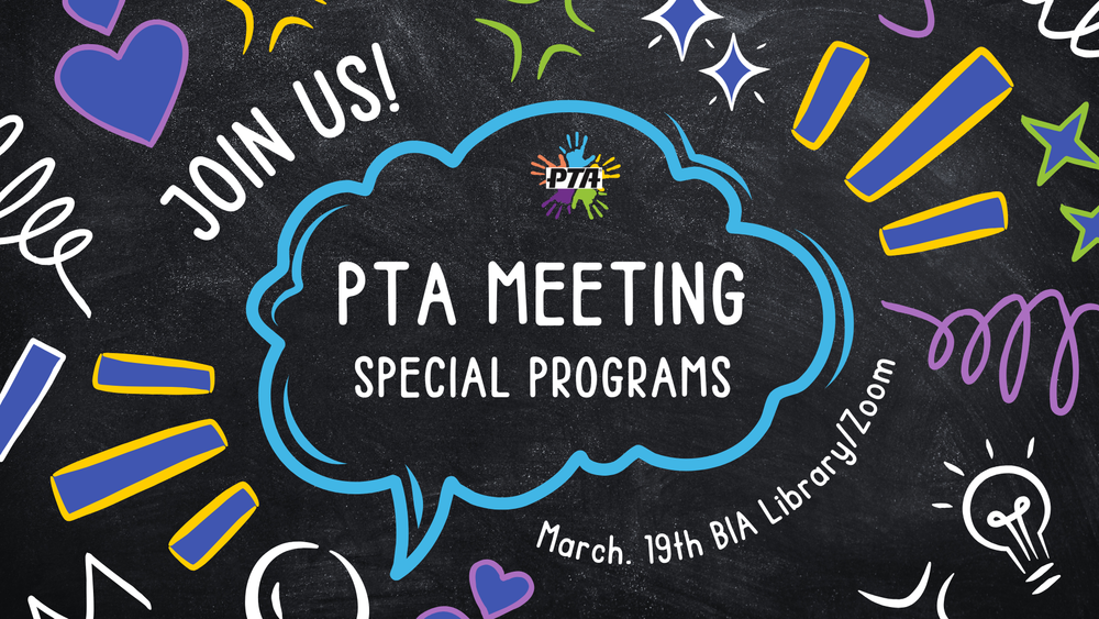 PTA Meeting Banner