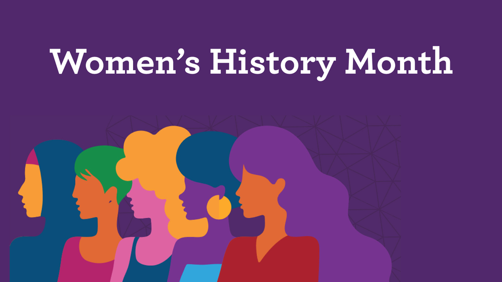 Women's History Month graphic