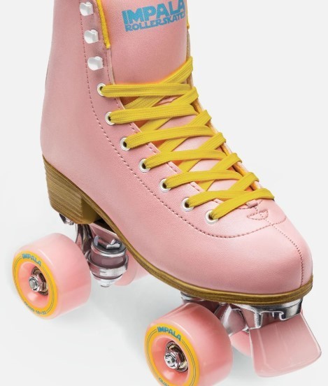 pink roller skate