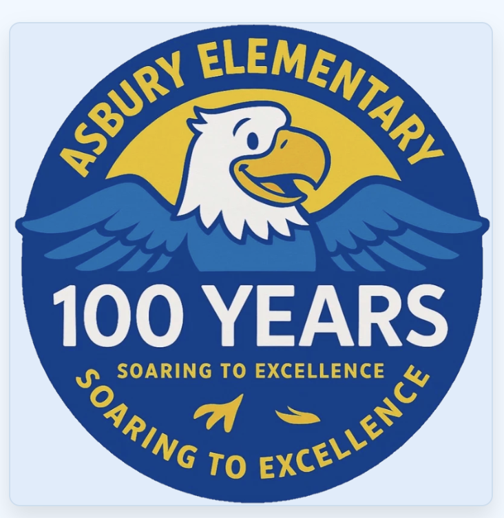 Asbury 100 Year logo