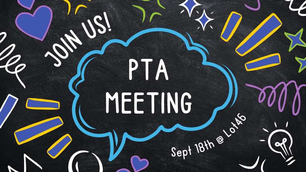 PTA Meeting Banner