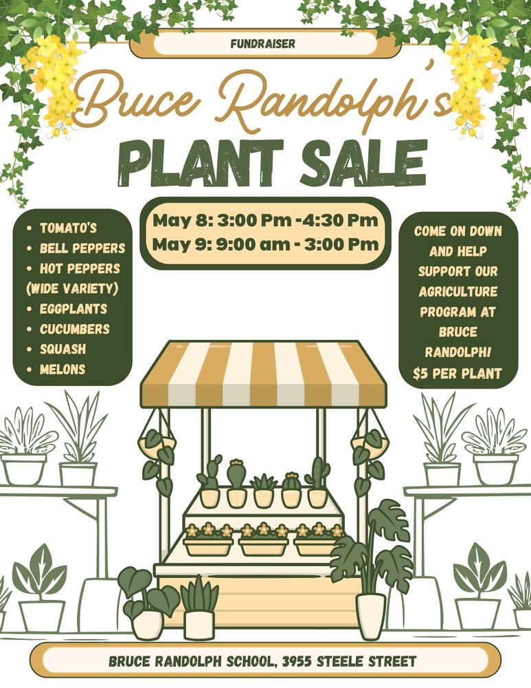 Plant Sale Graphic