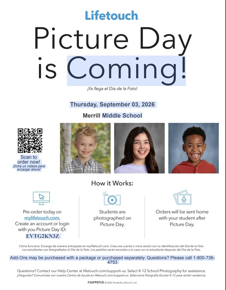 Picture Day flier