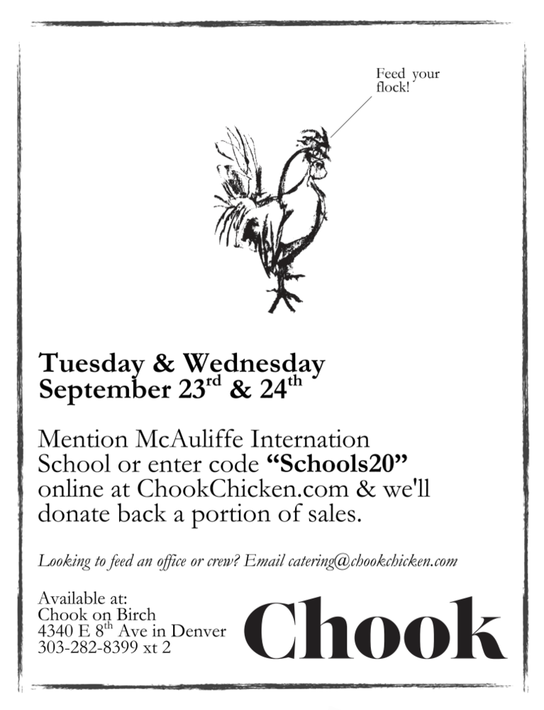 Dine & Donate: Chook Chicken