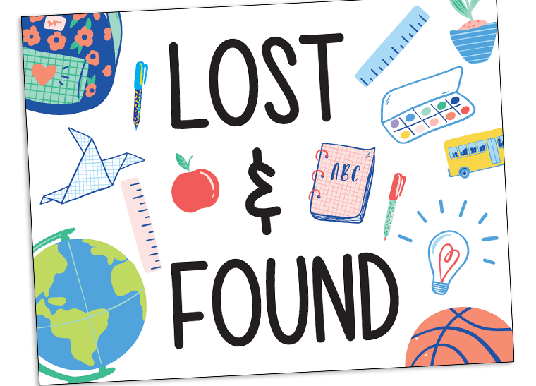 doodles with lost and found
