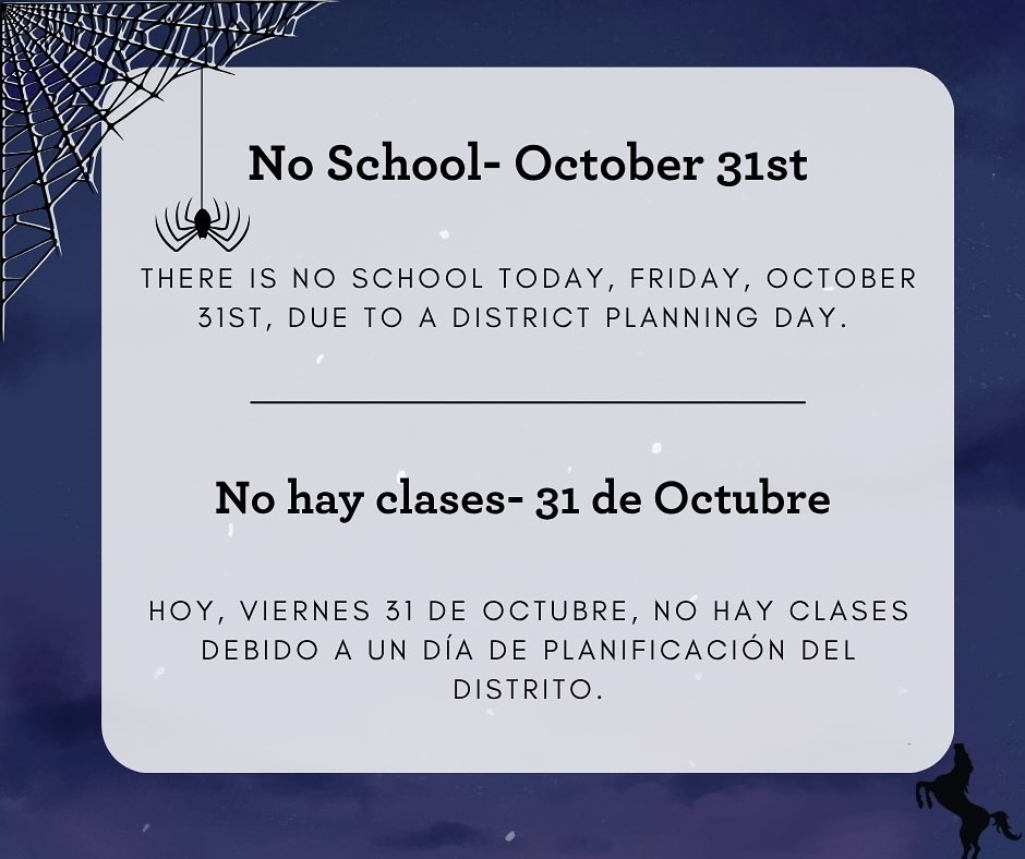 No School 10/31