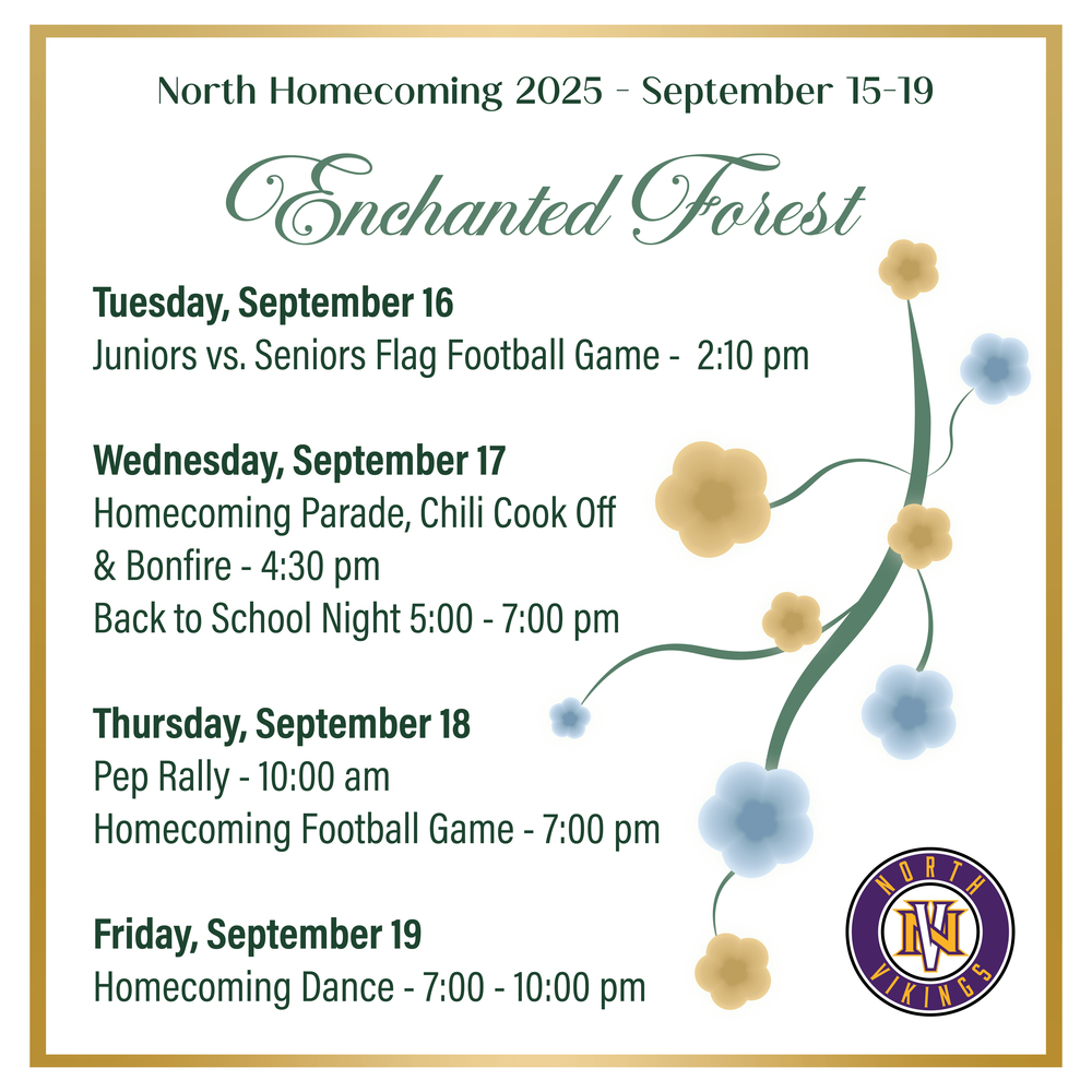 Homecoming schedule