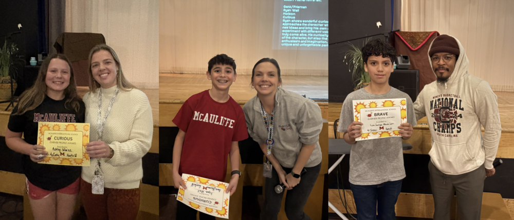 7th Grade Learner Profile Awards
