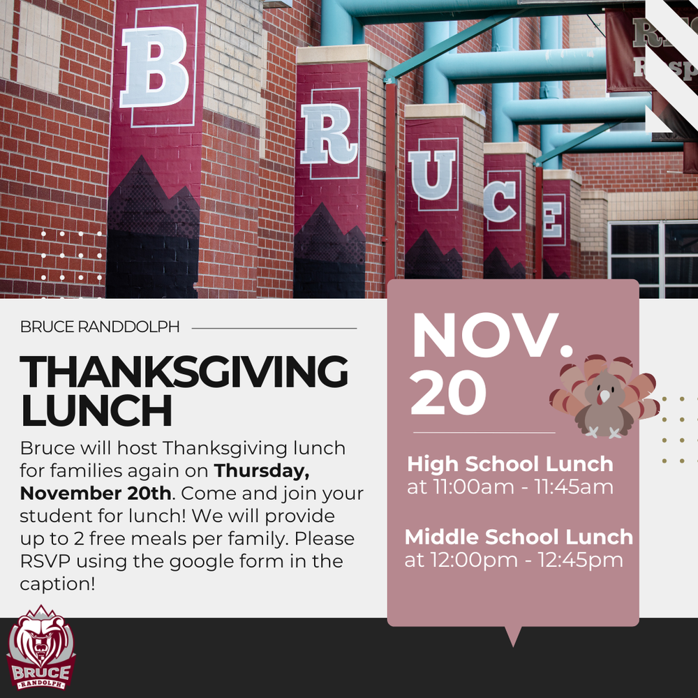 Thanksgiving Lunch Flyer