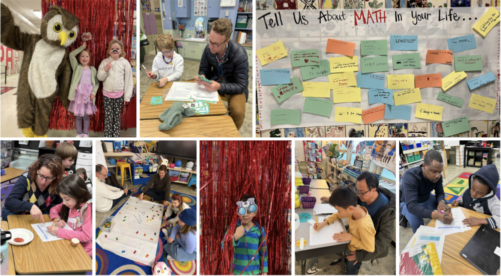 Families at Math Night
