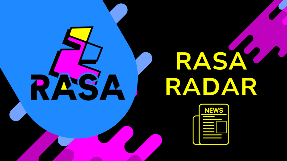 RASA Logo and RASA Radar with an outline of a news story