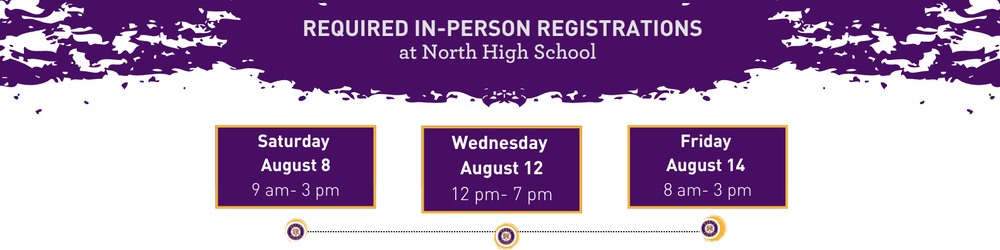 In person Registrations Banner