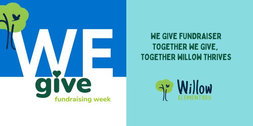 WE give fundraising week banner