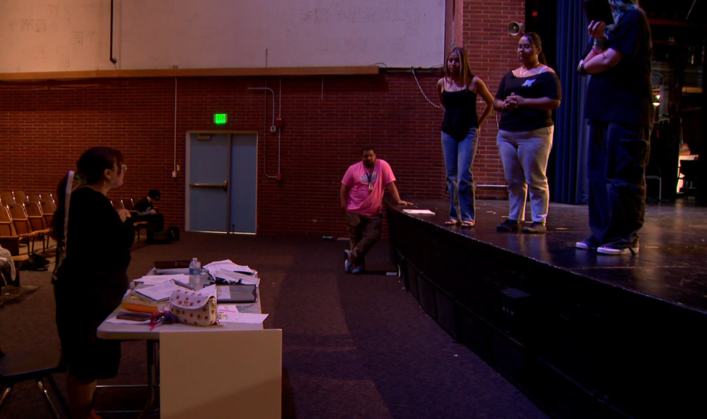 Manual students rehearse their fall play
