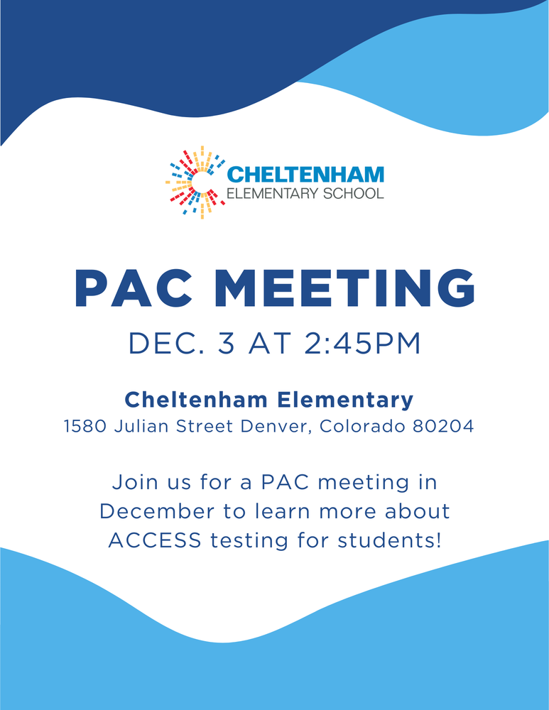 PAC Meeting Info