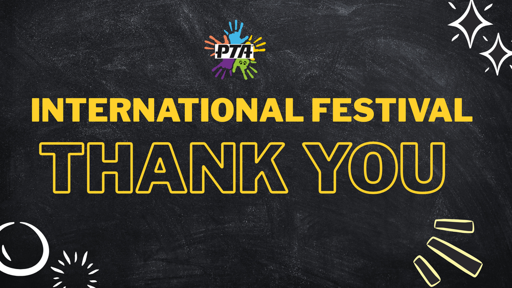 International Festival Thank You Banner