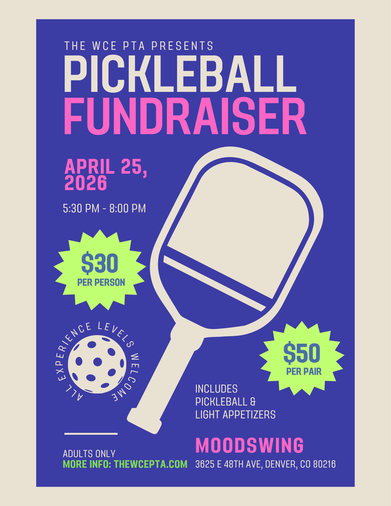 wce pickleball | 4/25 5:30-8:00