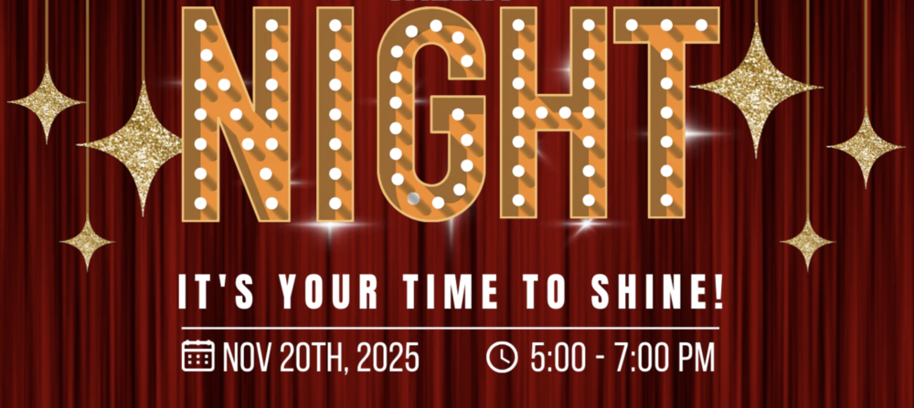 It's your Time to Shine Nov 20th, 2025 5:00-7:00 PM