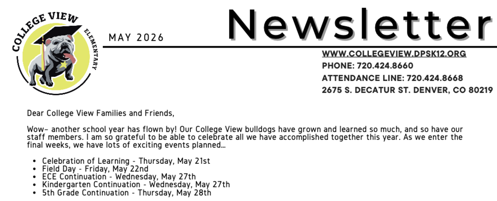 Newsletter cover
