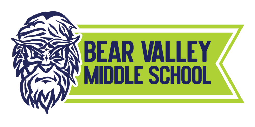 Bear Valley Middle School with Yeti Face
