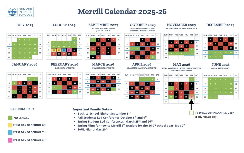 Red Black Calendar